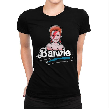 Barwie - Womens Premium T-Shirts RIPT Apparel Small / Indigo