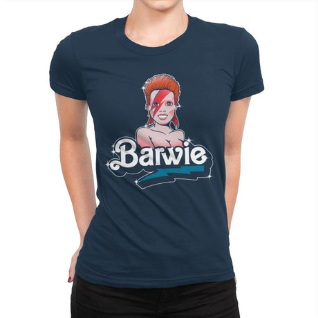 Barwie - Womens Premium T-Shirts RIPT Apparel Small / Midnight Navy