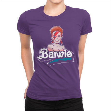 Barwie - Womens Premium T-Shirts RIPT Apparel Small / Purple Rush