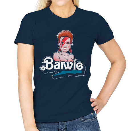 Barwie - Womens T-Shirts RIPT Apparel Small / Navy