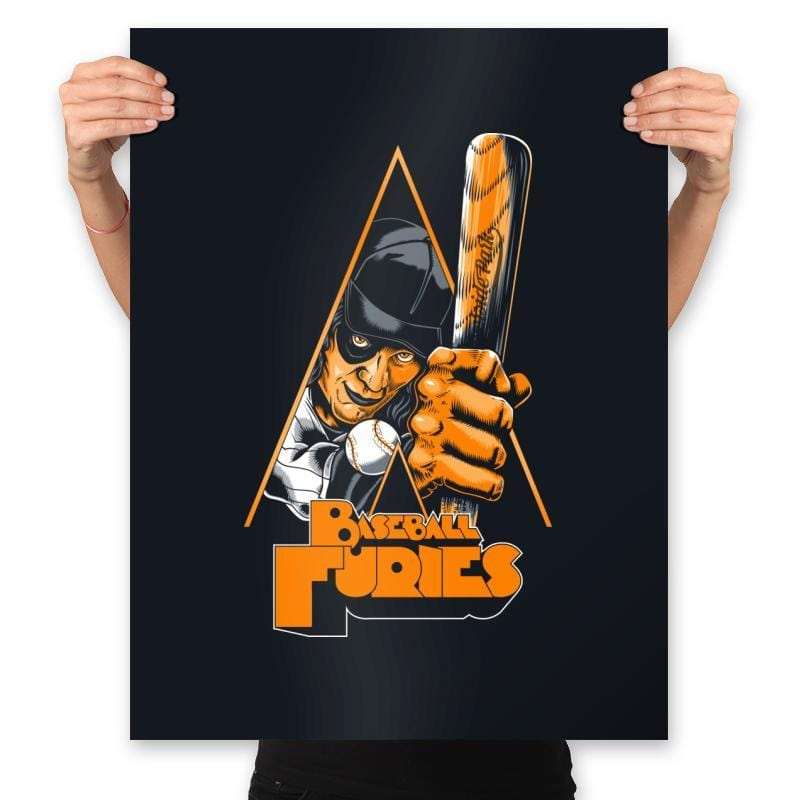 Baseball Furies - Prints Posters RIPT Apparel 18x24 / Black