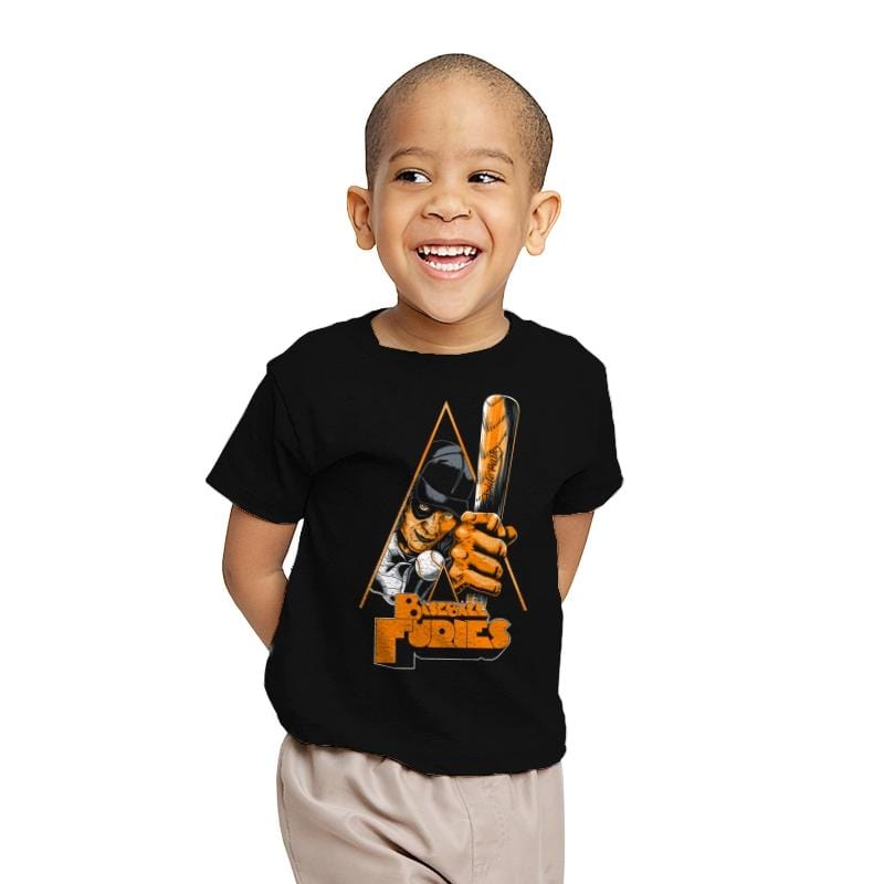 Baseball Furies - Youth T-Shirts RIPT Apparel X-small / Black
