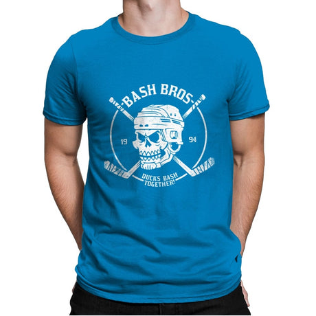 Bash Bros - Mens Premium T-Shirts RIPT Apparel Small / Turqouise