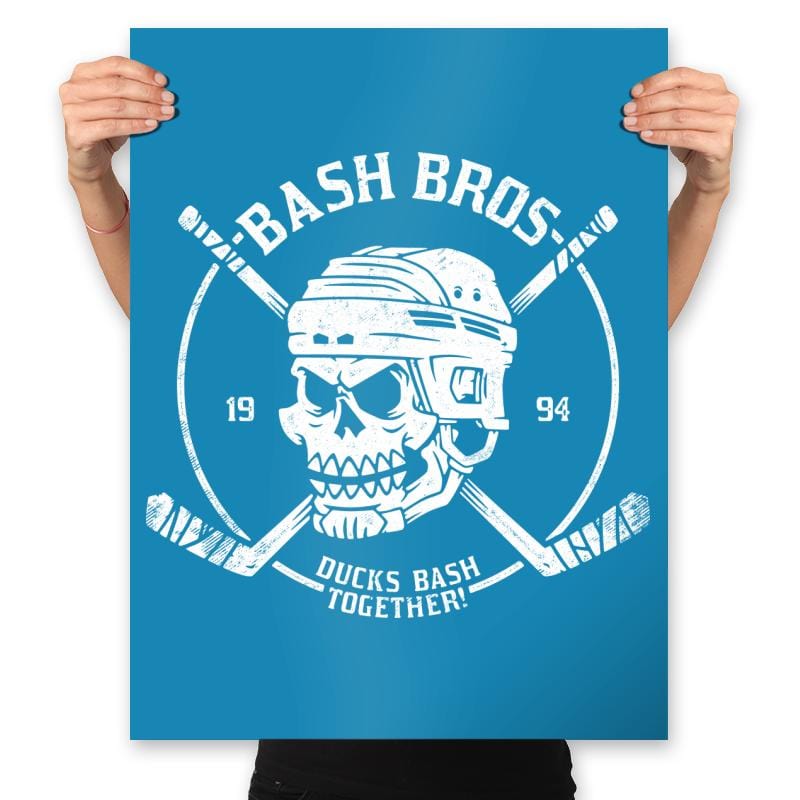 Bash Bros - Prints Posters RIPT Apparel 18x24 / Sapphire