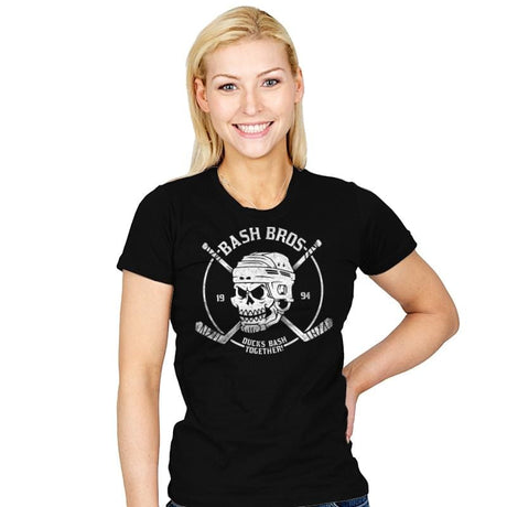 Bash Bros - Womens T-Shirts RIPT Apparel Small / Black