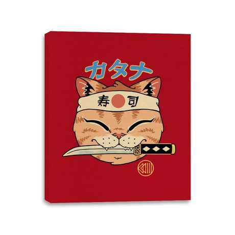 Basic Catana Head - Canvas Wraps Canvas Wraps RIPT Apparel 11x14 / Red