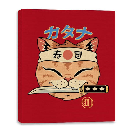 Basic Catana Head - Canvas Wraps Canvas Wraps RIPT Apparel 16x20 / Red