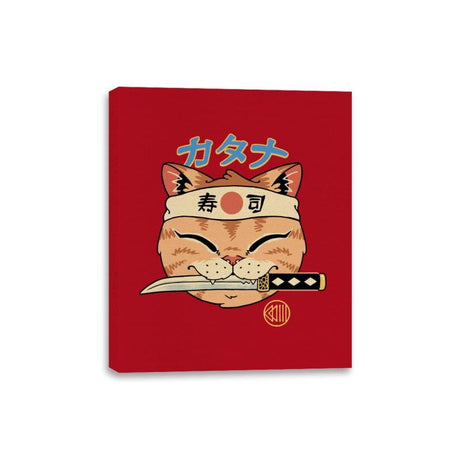 Basic Catana Head - Canvas Wraps Canvas Wraps RIPT Apparel 8x10 / Red