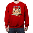 Basic Catana Head - Crew Neck Sweatshirt Crew Neck Sweatshirt RIPT Apparel Small / Red