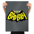 Bat Baby - Prints Posters RIPT Apparel 18x24 / Charcoal