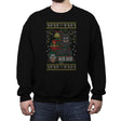 Bat Bells - Crew Neck Sweatshirt Crew Neck Sweatshirt RIPT Apparel Small / Black