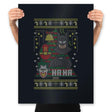 Bat Bells - Prints Posters RIPT Apparel 18x24 / Black