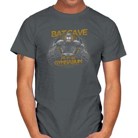 Bat Cave Gym Exclusive - Mens T-Shirts RIPT Apparel Small / Charcoal