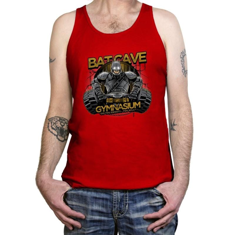 Bat Cave Gym Exclusive - Tanktop Tanktop RIPT Apparel X-Small / Red