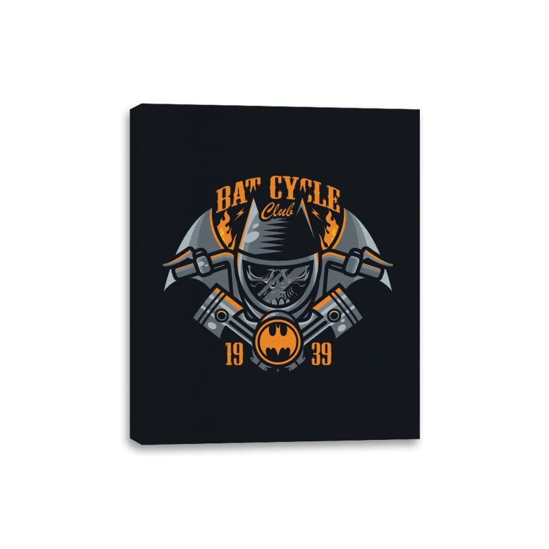Bat Cycle Club - Canvas Wraps Canvas Wraps RIPT Apparel 8x10 / Black