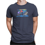 Bat Fight Exclusive - Mens Premium T-Shirts RIPT Apparel Small / Indigo