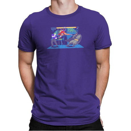 Bat Fight Exclusive - Mens Premium T-Shirts RIPT Apparel Small / Purple Rush