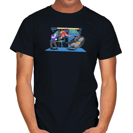 Bat Fight Exclusive - Mens T-Shirts RIPT Apparel Small / Black