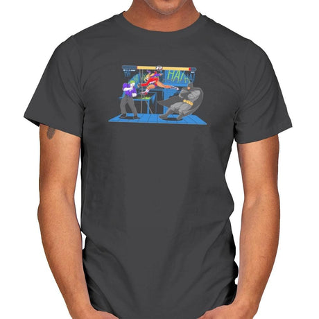 Bat Fight Exclusive - Mens T-Shirts RIPT Apparel Small / Charcoal
