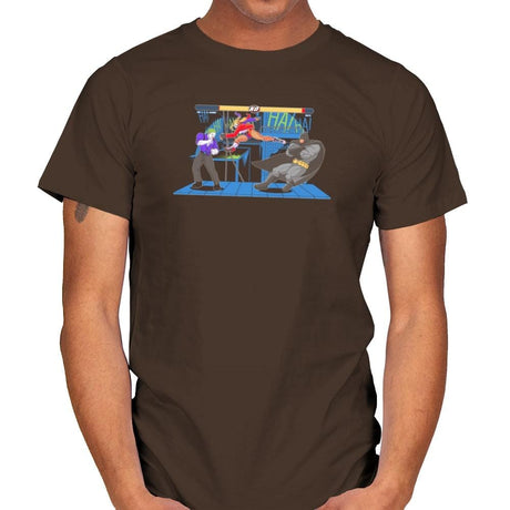 Bat Fight Exclusive - Mens T-Shirts RIPT Apparel Small / Dark Chocolate