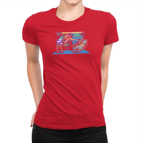 Bat Fight Exclusive - Womens Premium T-Shirts RIPT Apparel Small / Red