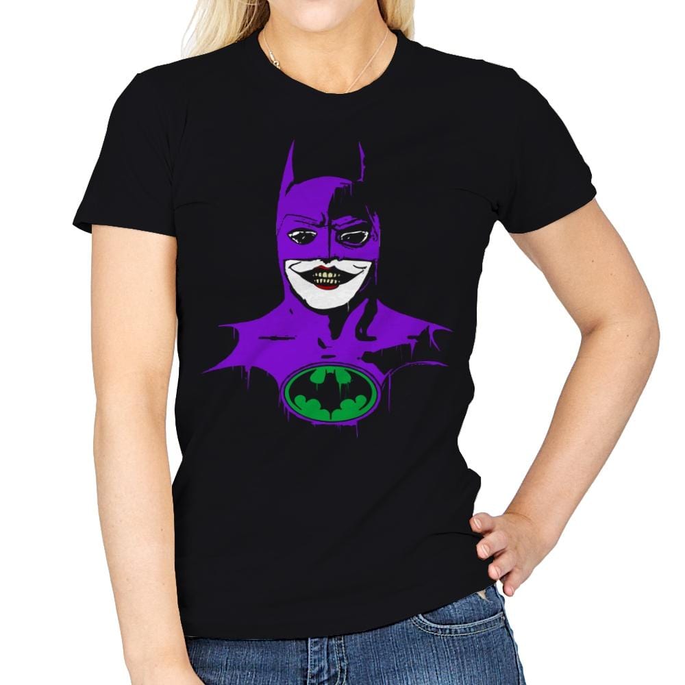 Bat Joke 89 - Womens T-Shirts RIPT Apparel Small / Black
