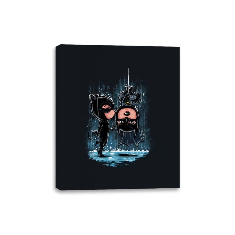 Bat Kiss - Canvas Wraps Canvas Wraps RIPT Apparel 8x10 / Black