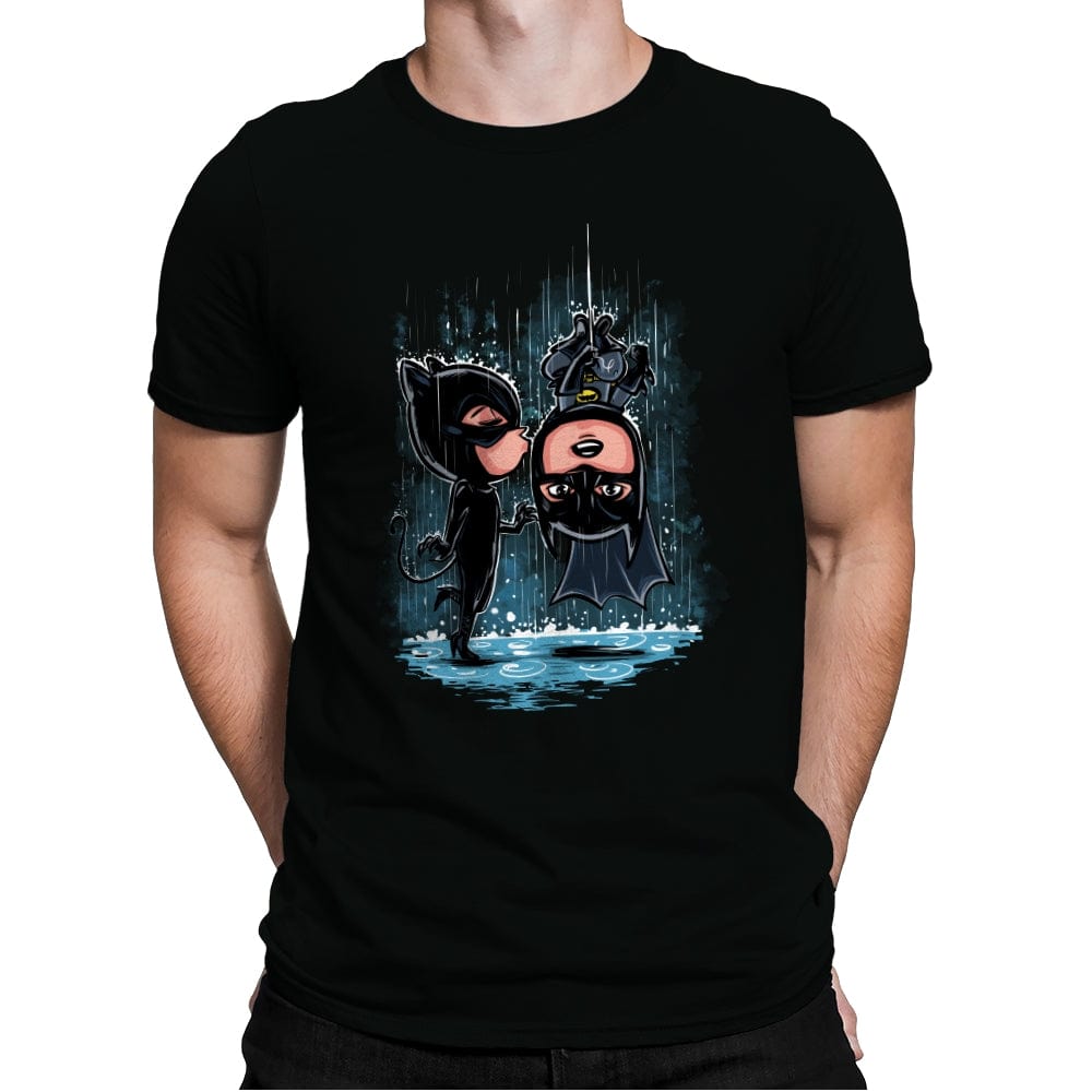 Bat Kiss - Mens Premium T-Shirts RIPT Apparel Small / Black