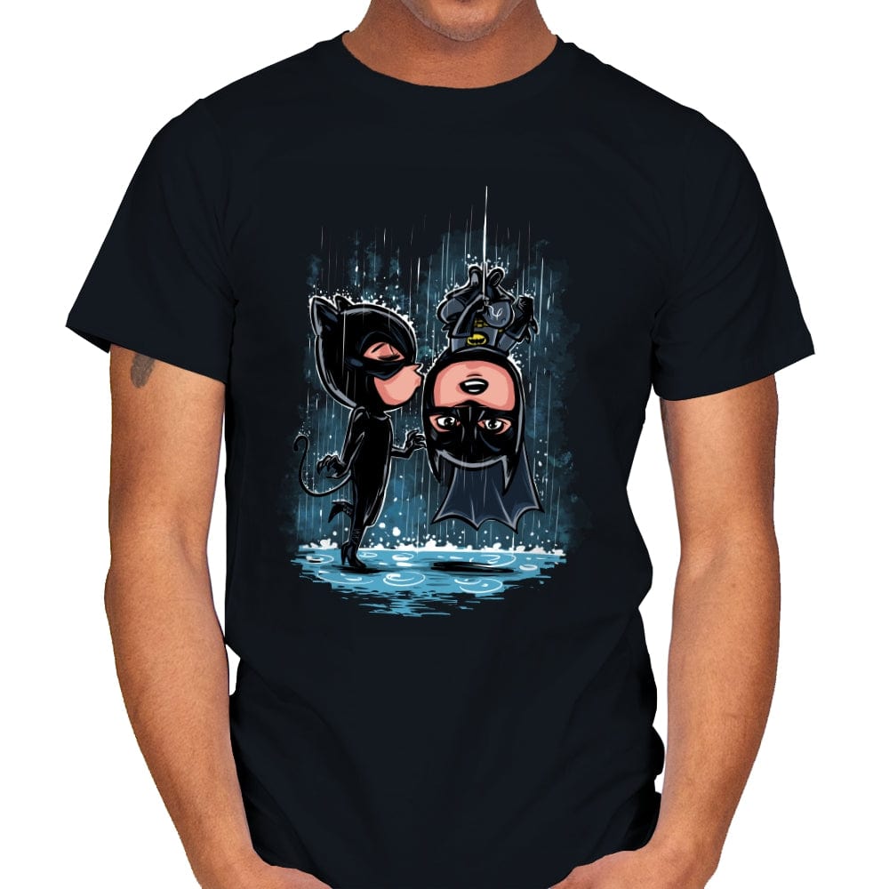 Bat Kiss - Mens T-Shirts RIPT Apparel Small / Black