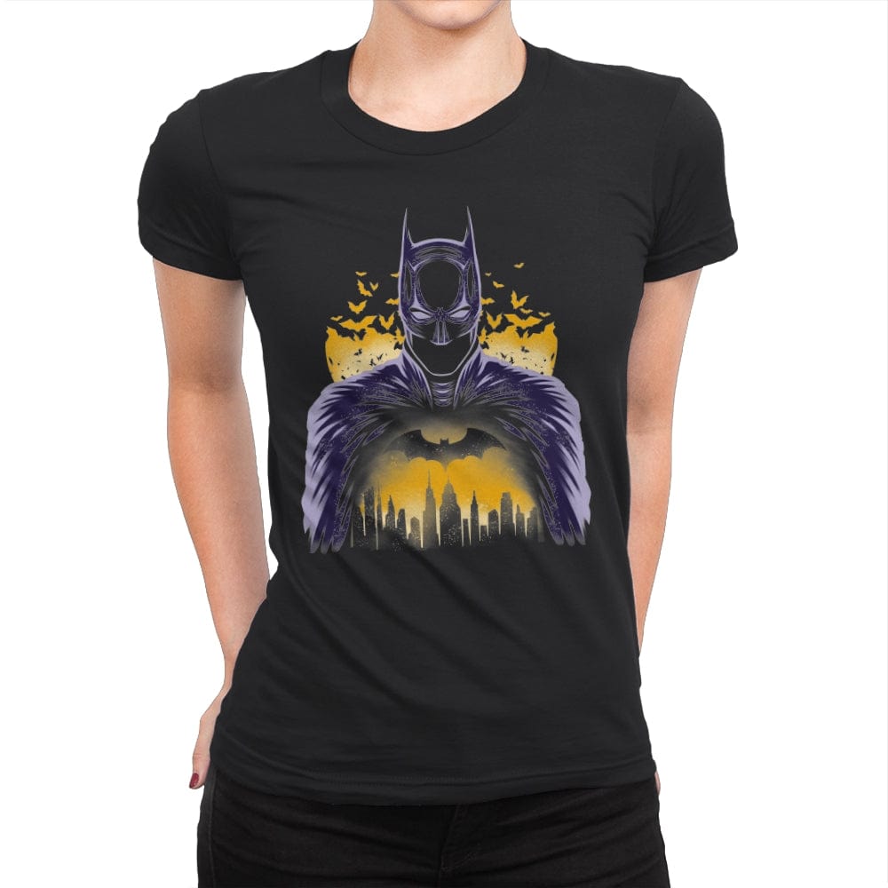 Bat Knight - Womens Premium T-Shirts RIPT Apparel Small / Black