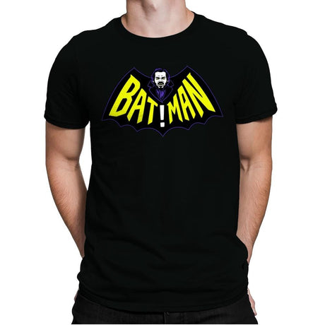 Bat!Man - Mens Premium T-Shirts RIPT Apparel Small / Black