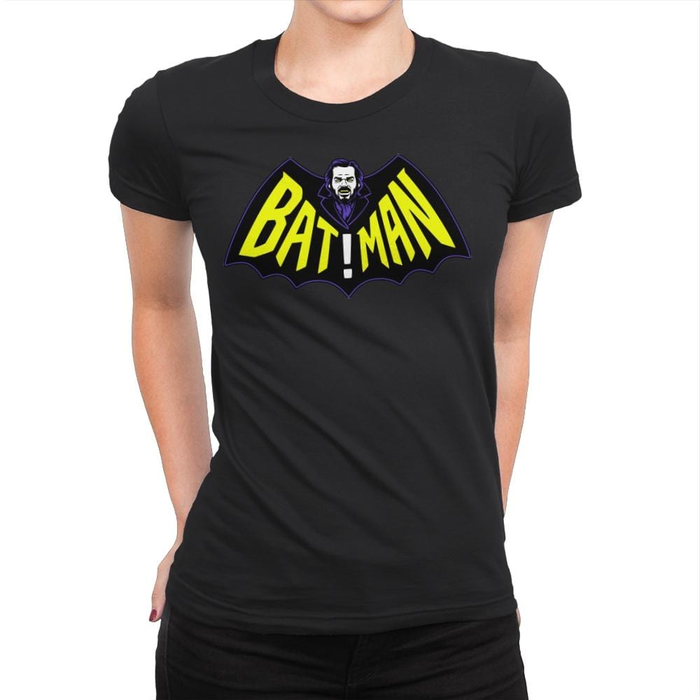 Bat!Man - Womens Premium T-Shirts RIPT Apparel Small / Black