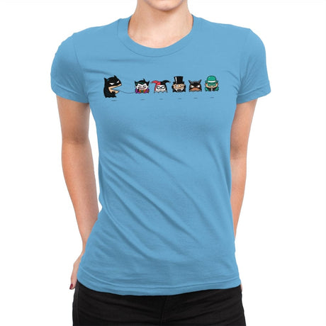 Bat-Pac - Womens Premium T-Shirts RIPT Apparel Small / Turquoise