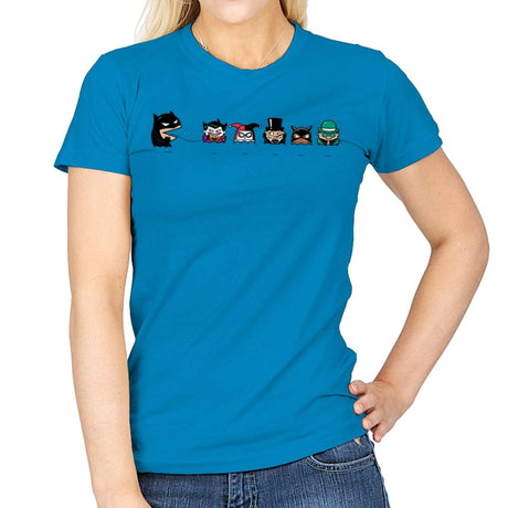 Bat-Pac - Womens T-Shirts RIPT Apparel Small / Sapphire