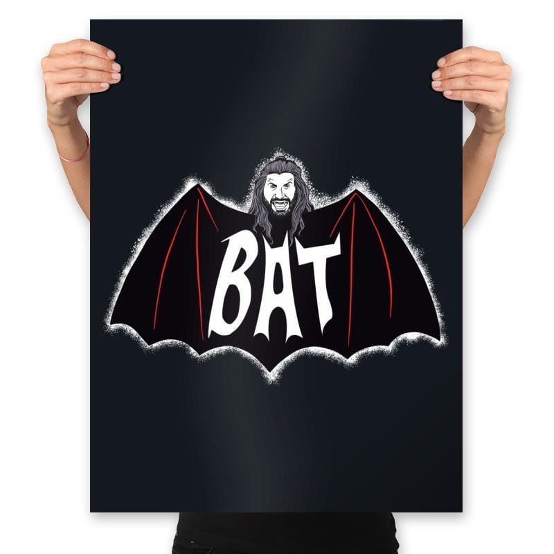 Bat! - Prints Posters RIPT Apparel 18x24 / Black