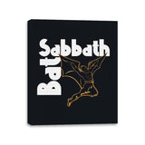 Bat Sabbath - Canvas Wraps Canvas Wraps RIPT Apparel 11x14 / Black