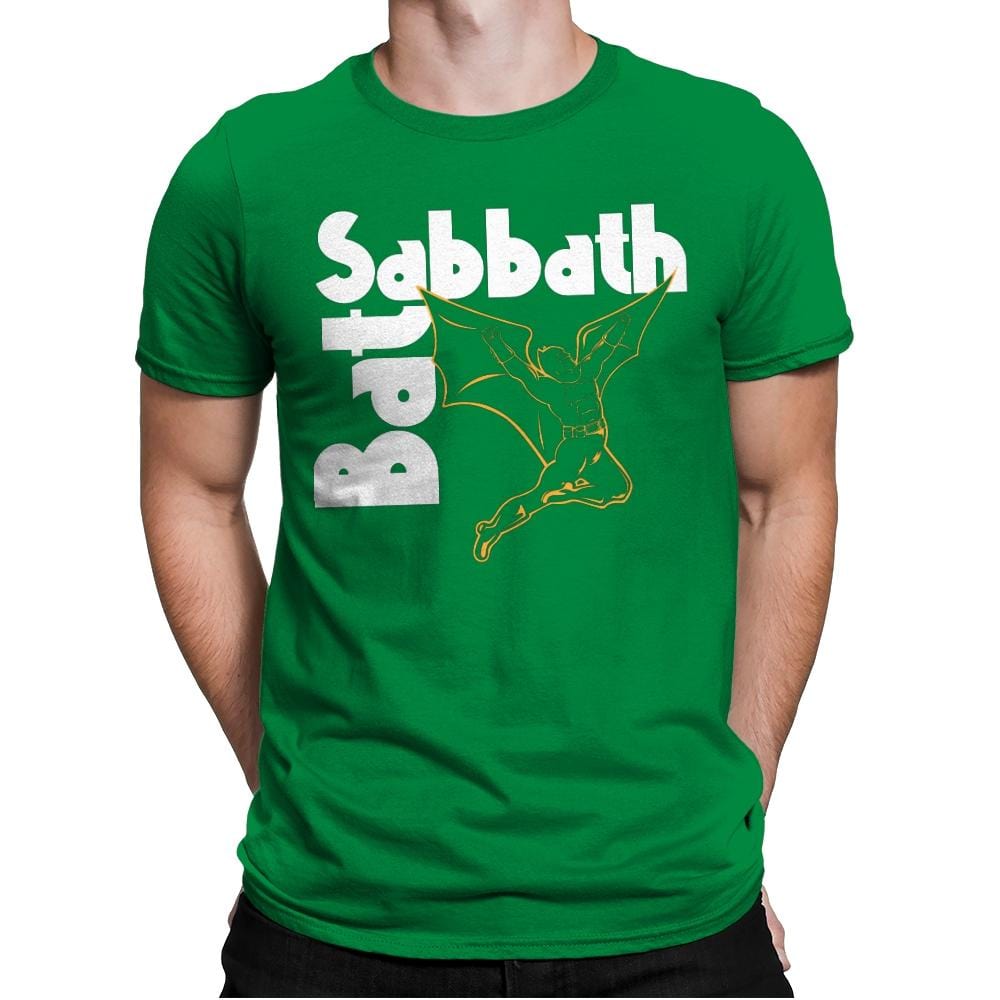 Bat Sabbath - Mens Premium T-Shirts RIPT Apparel Small / Kelly