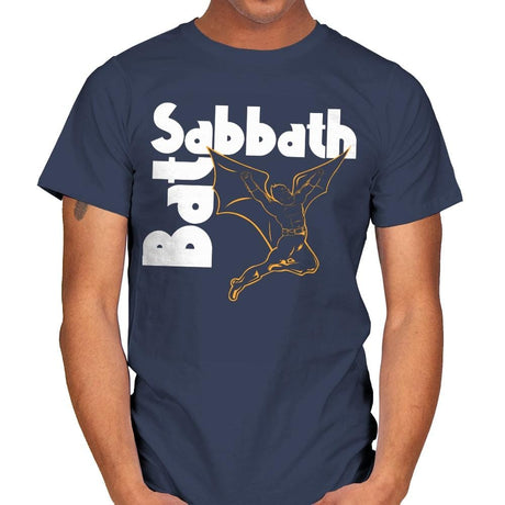 Bat Sabbath - Mens T-Shirts RIPT Apparel Small / Navy