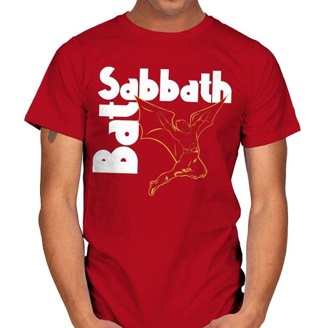 Bat Sabbath - Mens T-Shirts RIPT Apparel Small / Red