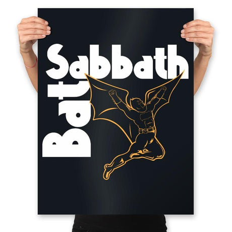 Bat Sabbath - Prints Posters RIPT Apparel 18x24 / Black