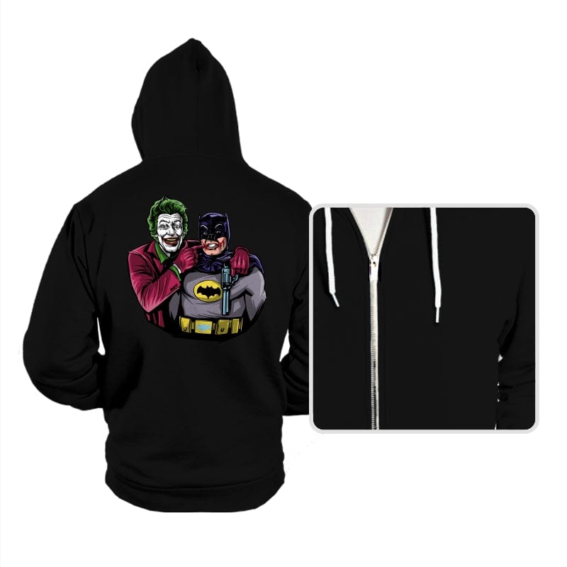 Bat Smile - Hoodies Hoodies RIPT Apparel Small / Black