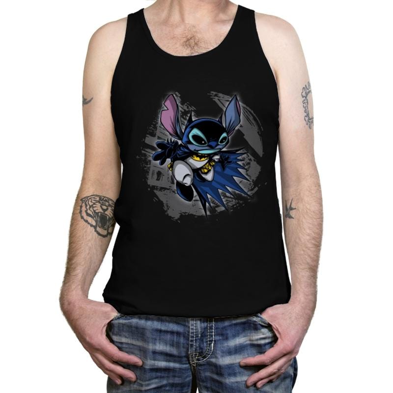 Bat-Stitch - Tanktop Tanktop RIPT Apparel X-Small / Black
