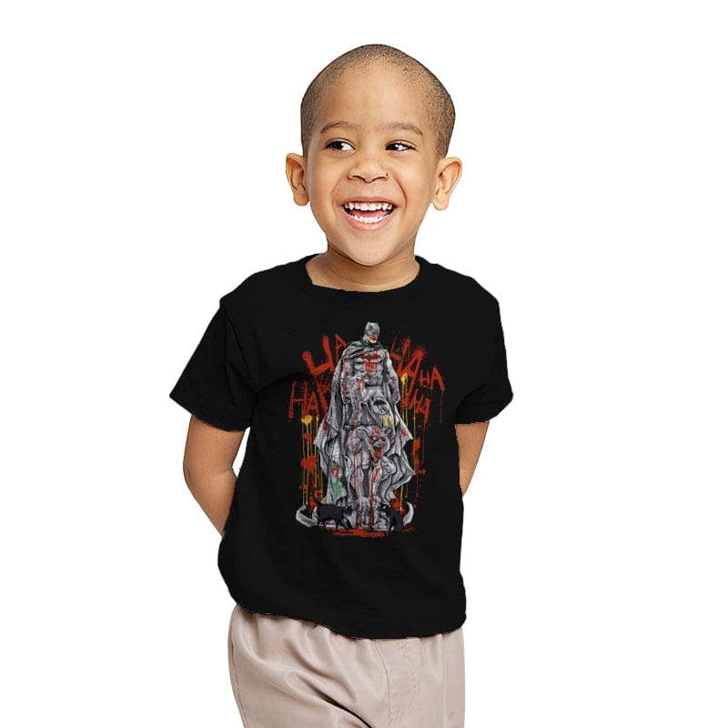 Bat Vandalized - Youth T-Shirts RIPT Apparel X-small / Black