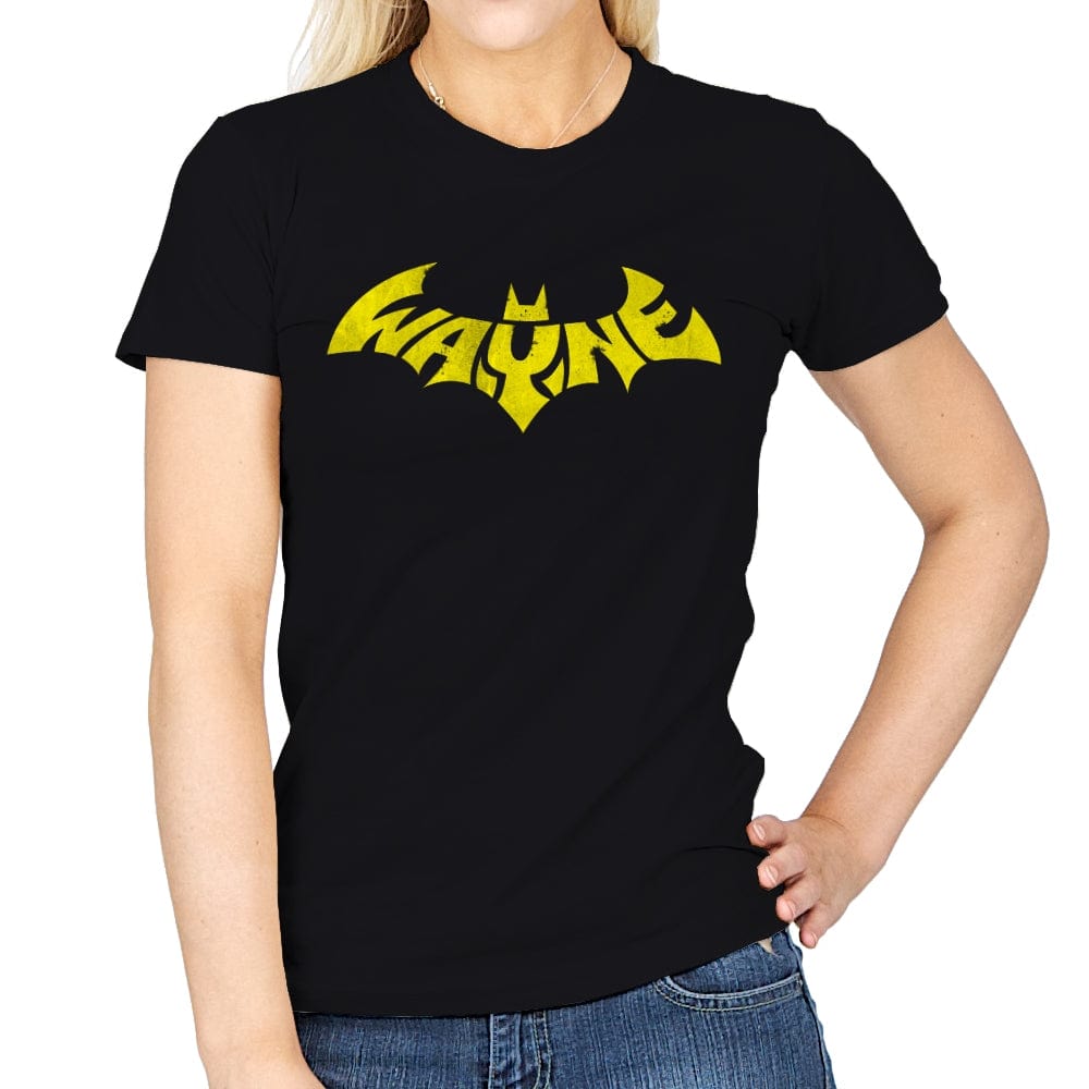 Bat Wayne - Womens T-Shirts RIPT Apparel Small / Black