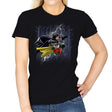 Batbear and Pandin - Womens T-Shirts RIPT Apparel Small / Black