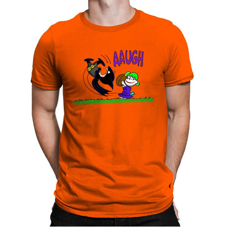 Batbrown - Anytime - Mens Premium T-Shirts RIPT Apparel Small / Classic Orange