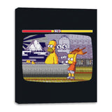 Bath Fighter - Canvas Wraps Canvas Wraps RIPT Apparel 16x20 / Black