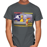 Bath Fighter - Mens T-Shirts RIPT Apparel Small / Charcoal