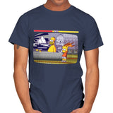 Bath Fighter - Mens T-Shirts RIPT Apparel Small / Navy