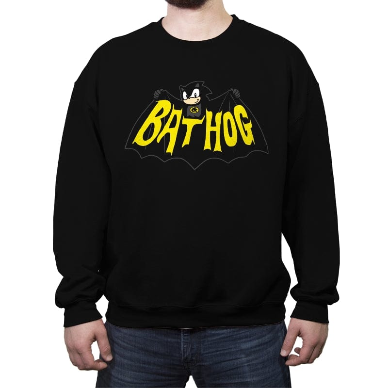 Bathog - Crew Neck Sweatshirt Crew Neck Sweatshirt RIPT Apparel Small / Black